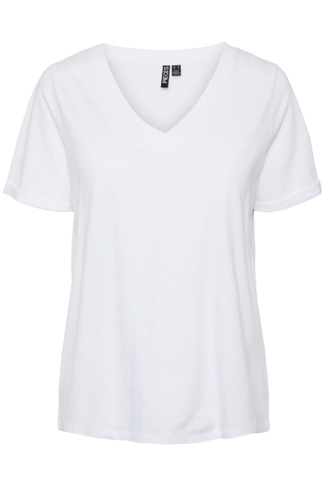 Pieces pcria ss v-neck solid tee noos bc